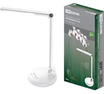 Настольный светильник TDM ELECTRIC СН-120, складной, сенсор-диммер, 220 В, 8 Вт, 5300 К, белый SQ0337-0035