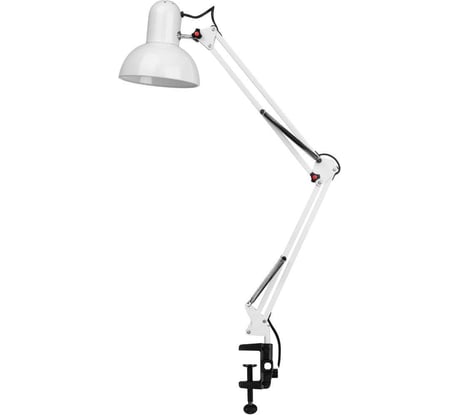 Светильник струбцина TDM ELECTRIC 220В, 40Вт, E27, белый глянец SQ0337-0030