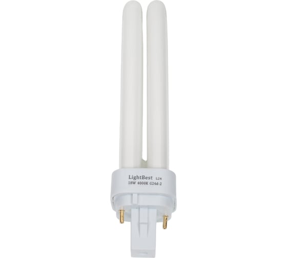 Лампа люминесцентная LightBest lbl d 71003 18w 4000k g24d-2 701071003 1