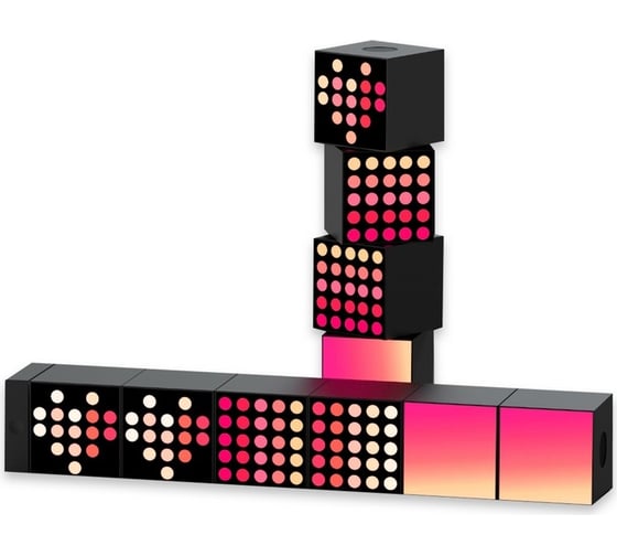 Настольный ARGB светильник YEELIGHT Cube-Desktop Atmosphere Light-Color Light-Dot Matrix Light Basic Package-WiFi YLFWD-0010