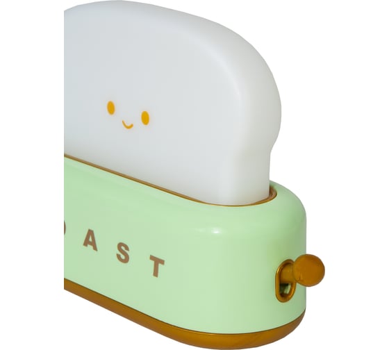 Светодиодный диммируемый светильник-ночник GLANZEN RPD-0001-toaster-green КА-00009339