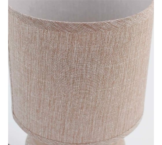 Настольная лампа ESTARES ALFA 1xE14 R-125x150x265-BEIGE/BEIGE-220-IP20 УУО00004421