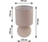 Настольная лампа ESTARES ALFA 1xE14 R-125x150x265-BEIGE/BEIGE-220-IP20 УУО00004421 6