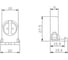 Патрон стоечный сквозной крепление на боковые защелки G5 TDM ELECTRIC AQ0351-0008 2