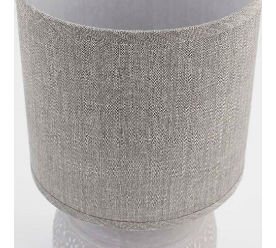 Настольная лампа ESTARES ALFA 1xE14 R-125x150x265-GRAY/GRAY-220-IP20 УУО00004422
