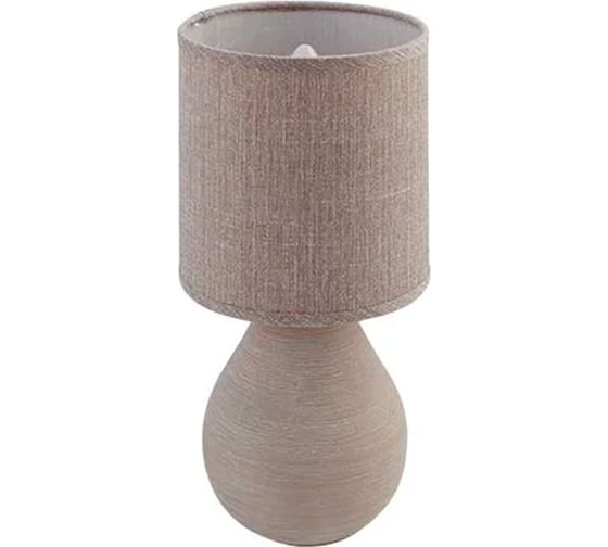Настольная лампа ESTARES BETA 1xE14 R-100x120x275-BEIGE/BEIGE-220-IP20 УУО00004424