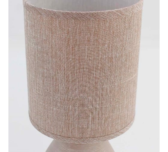 Настольная лампа ESTARES BETA 1xE14 R-100x120x275-BEIGE/BEIGE-220-IP20 УУО00004424