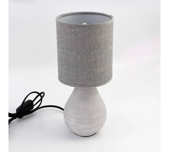 Настольная лампа ESTARES BETA 1xE14 R-100x120x275-GRAY/GRAY-220-IP20 УУО00004425