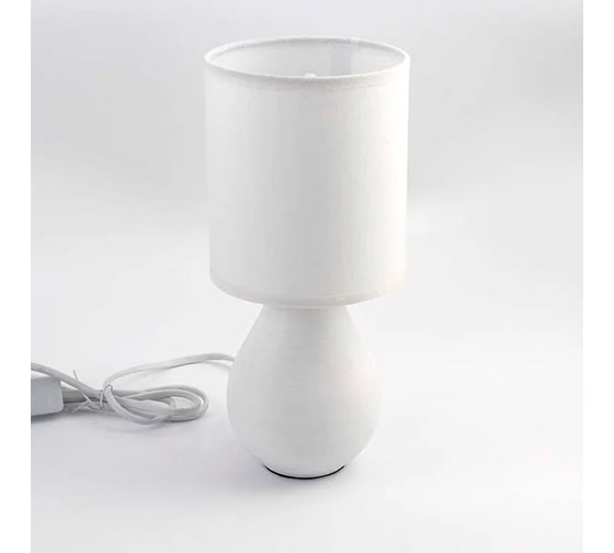 Настольная лампа ESTARES BETA 1xE14 R-100x120x275-WHITE/WHITE-220-IP20 УУО00004423