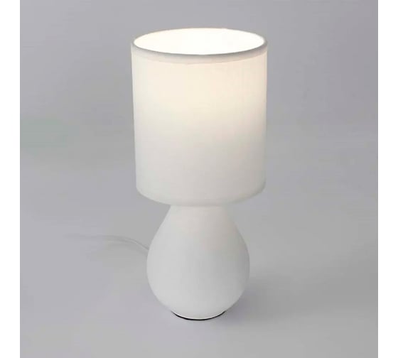 Настольная лампа ESTARES BETA 1xE14 R-100x120x275-WHITE/WHITE-220-IP20 УУО00004423