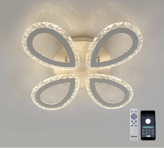 Управляемая люстра ESTARES AGATA ICE RGB 54W+15W УУО00003640
