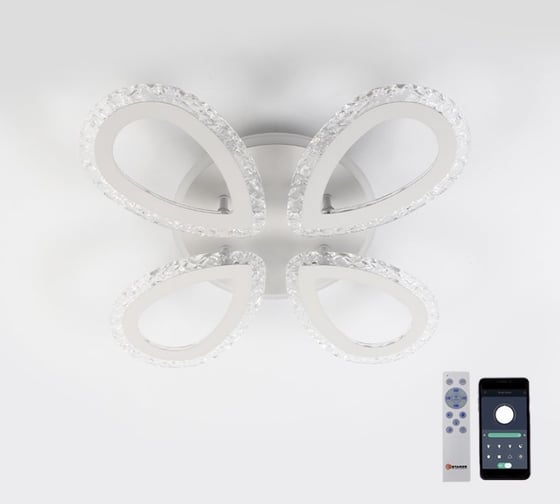 Управляемая люстра ESTARES AGATA ICE RGB 54W+15W УУО00003640