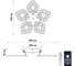 Люстра ESTARES Amalia 3D RGB 70W 5R-APP УУО00003595 7