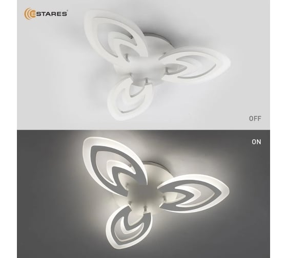 Cветодиодная люстра ESTARES AIDA 70W 3F-NW-500x70-WHITE/WHITE-220-IP20 УУО00004824
