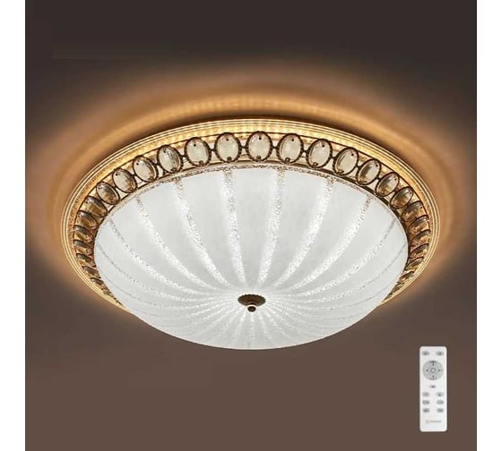 Управляемый светодиодный светильник ESTARES CASABLANCA GOLD 100W R-600-WHITE-220-IP20 УУ000003769