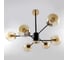 Люстра ESTARES MILAN 6хЕ27 R-810xh620-black/gold/gold УУО00004183 1