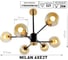 Люстра ESTARES MILAN 6хЕ27 R-810xh620-black/gold/gold УУО00004183 3