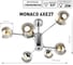 Люстра ESTARES MONACO 6хЕ27 R-790xh420-chrome/lightgray УУО00004181 2