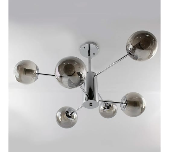Люстра ESTARES MONACO 8хЕ27 R-860xh420-chrome/lightgray УУО00004182 1