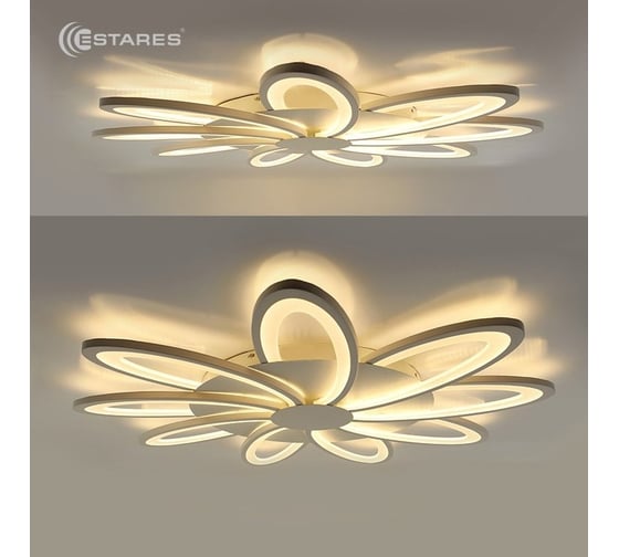 Управляемая светодиодная люстра ESTARES LORENA 150W 9R УУ000004330