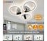 Управляемая светодиодная люстра ESTARES SONNE downlight 80W 4R-APP бел./черн. УУО00004987 2