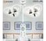 Управляемая светодиодная люстра ESTARES SONNE downlight 80W 4R-APP бел./черн. УУО00004987 5
