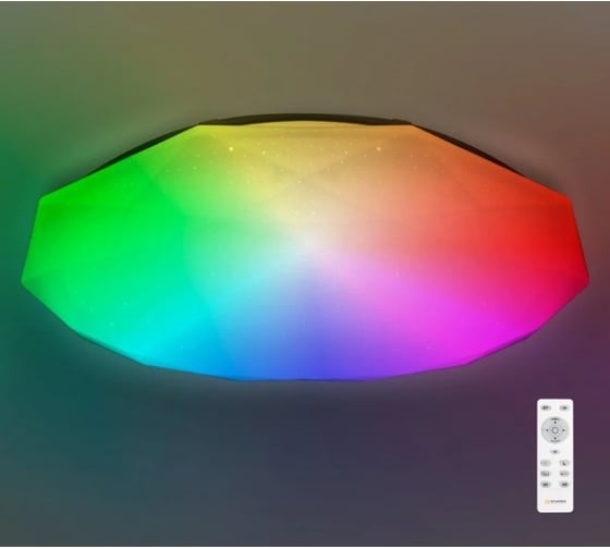 Светодиодный светильник ESTARES с пультом ALMAZ 60W RGB R У0000003547 1