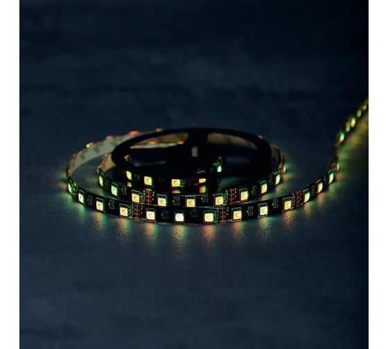 Лента с USB коннектором LAMPER LED 5В, 10 мм, IP65, SMD 5050, 60 LED/m, цвет свечения RGB 141-387