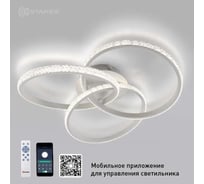 Управляемая светодиодная люстра ESTARES VITA 80W 3R белая УУО00004516