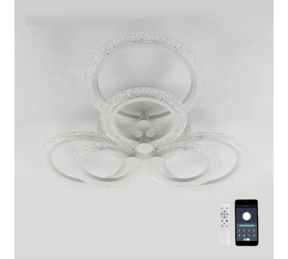Управляемая светодиодная люстра ESTARES LILY RGB 90W 7R-APP УУ000004327