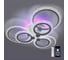Управляемая светодиодная люстра ESTARES LILY RGB 90W 7R-APP УУ000004327 4