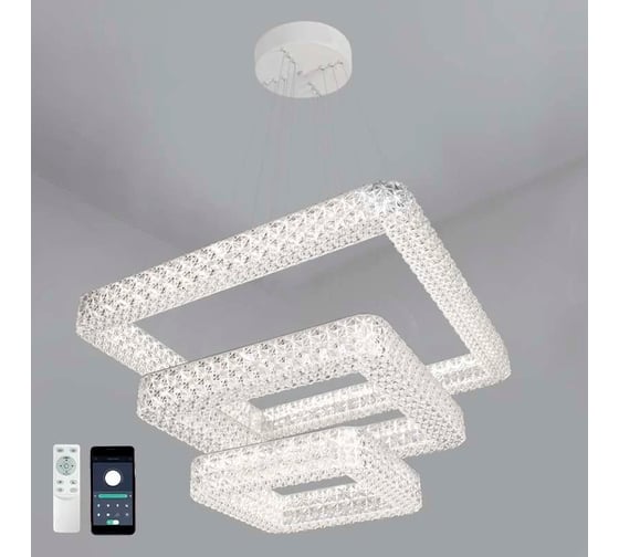 Управляемая светодиодная люстра ESTARES AKRILIKA 120W 3S-APP УУО00004449