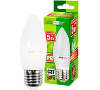 Светодиодная лампа Jazzway PLED-ECO 5Вт C37 свеча 4000К нейтральный белый E27 400лм 230В/50Гц 2855329A