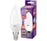 Светодиодная лампа Jazzway PLED-SP 11Вт C37 свеча 3000К теплый белый E14 980лм 230В/50Гц 5019157 1