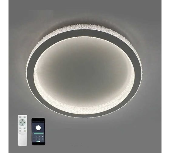 Управляемый светодиодный светильник ESTARES ORIENT ACRYLIC 80W R-APP-510x75-WHITE/CLEAR-220-IP40 УУО00003750