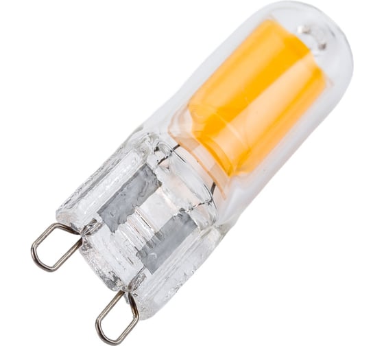 Светодиодная лампа Jazzway PLED-G9 COB 3Вт 3000К теплый белый G9 240лм 220В стекло d136х50мм 5015326