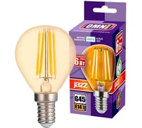 Лампа Jazzway PLED OMNI G45 6w E14 4000K Gold 230, 50 5021273