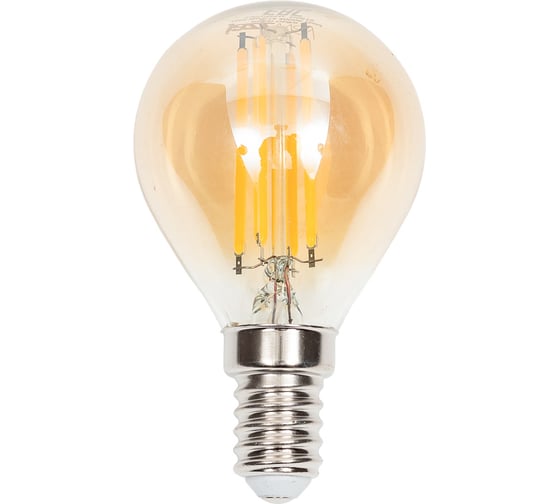 Лампа Jazzway PLED OMNI G45 6w E14 4000K Gold 230, 50 5021273
