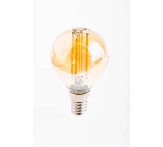 Лампа Jazzway PLED OMNI G45 6w E14 3000K Gold 230, 50 5021211