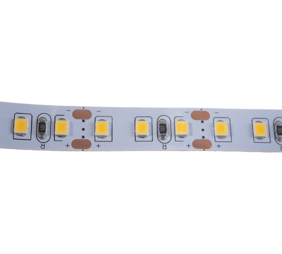 Светодиодная лента OGM 12В, 14,4Вт/м, smd2835 теплый белый LSE-051