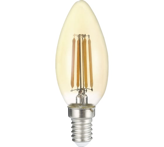 Лампа Jazzway PLED OMNI C35 6w E14 3000K Gold 230, 50 5020634 1