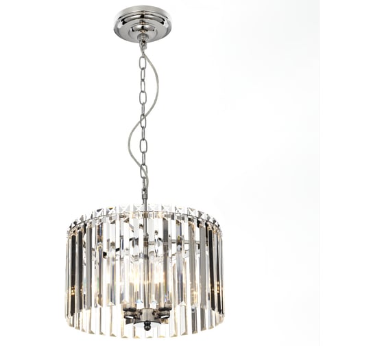 Подвесная люстра Citilux Джейн хрустальная, хром CL306141
