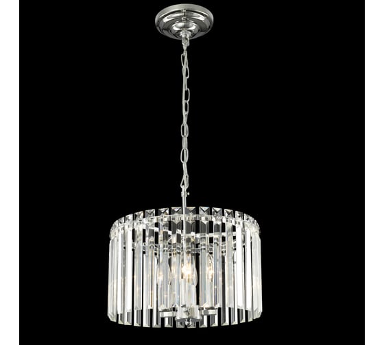 Подвесная люстра Citilux Джейн хрустальная, хром CL306141