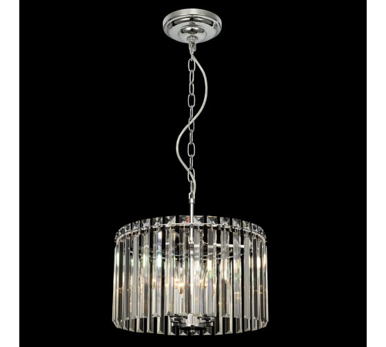 Подвесная люстра Citilux Джейн хрустальная, хром CL306141