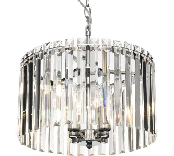 Подвесная люстра Citilux Джейн хрустальная, хром CL306141