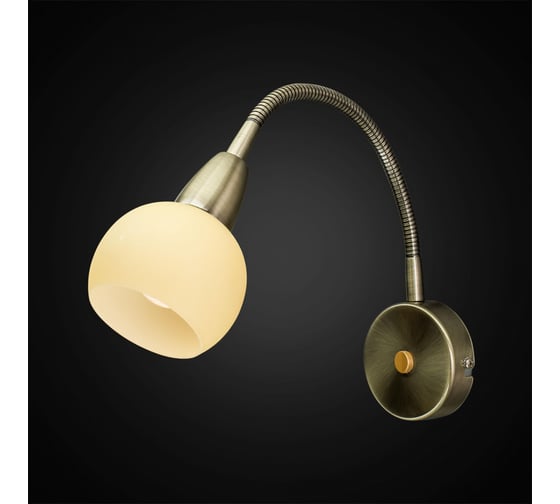 Спот Citilux Бонго гибкий, с выключателем, бронза CL516313