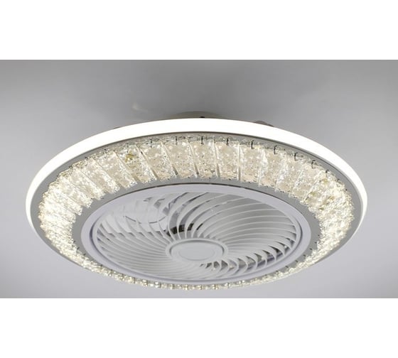 Управляемая светодиодная люстра с вентилятором ESTARES FAN CRYSTAL 120W-31W УУ000003723 1
