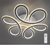Светодиодная люстра ESTARES с пультом VOLNA DOUBLE SLIM 85W УУО00004159