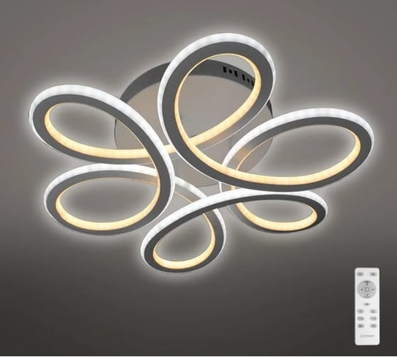Светодиодная люстра ESTARES с пультом VOLNA DOUBLE SLIM 85W УУО00004159