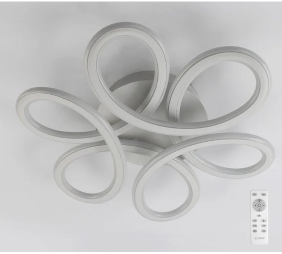 Светодиодная люстра ESTARES с пультом VOLNA DOUBLE SLIM 85W УУО00004159